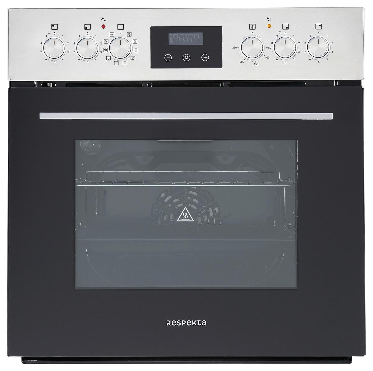 Set S Štedilnikom Jamie - barve nerjavečega jekla/črna, Trend, kovina/umetna masa (59,5/59,5/57,5cm) - Respekta