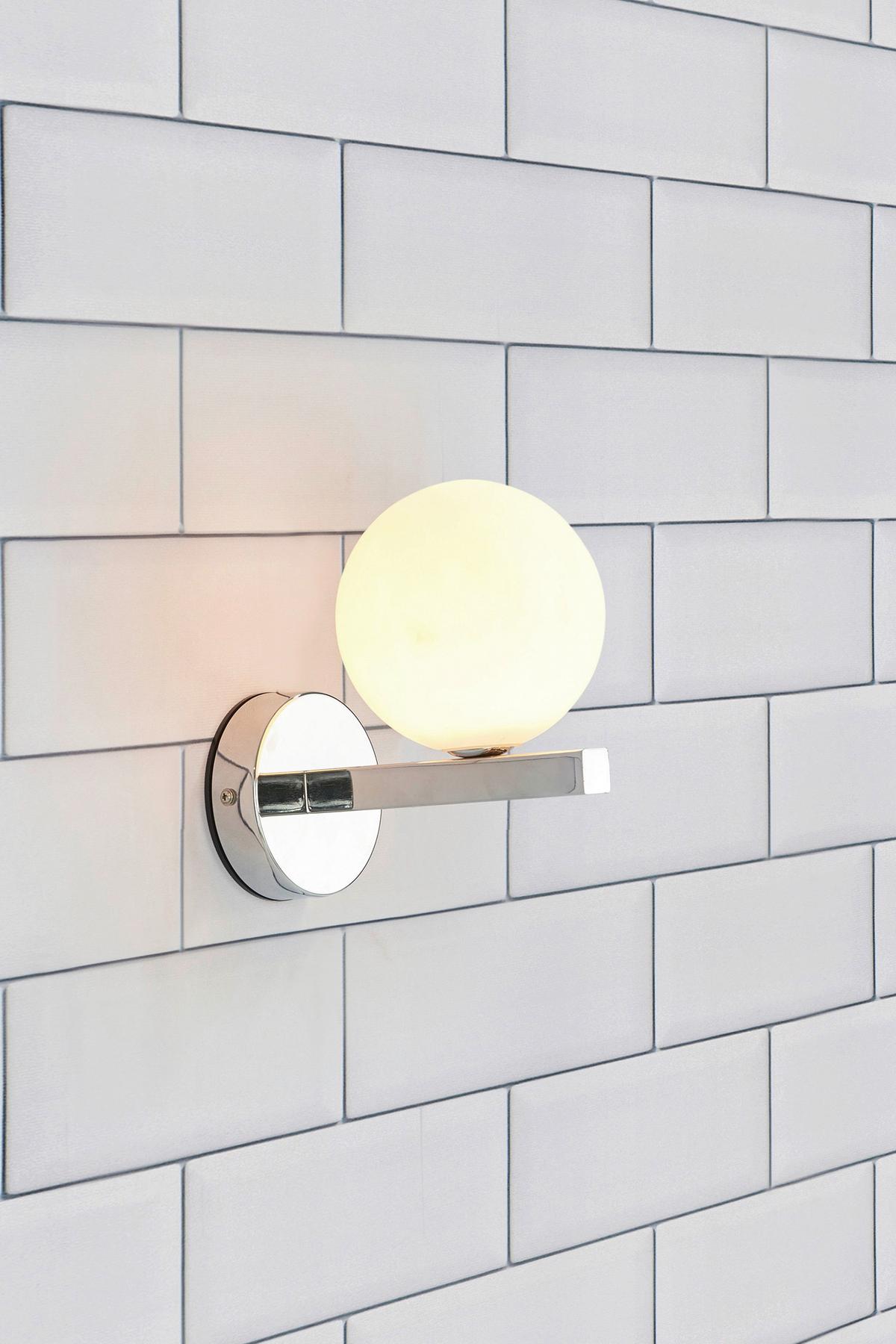 Wandleuchte Stream max. 18 Watt - Creme/Weiß, Basics (18/17,5/12cm) - Markslöjd