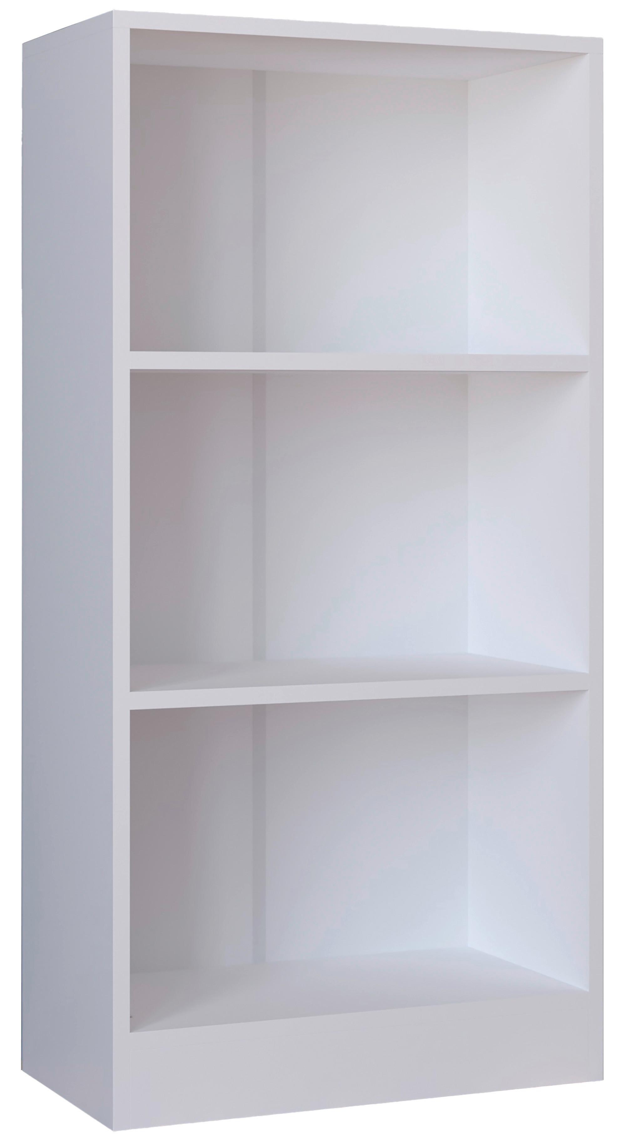 Regal Dilos, Bela - bela, Moderno, leseni material (56/114/30cm) - MID.YOU