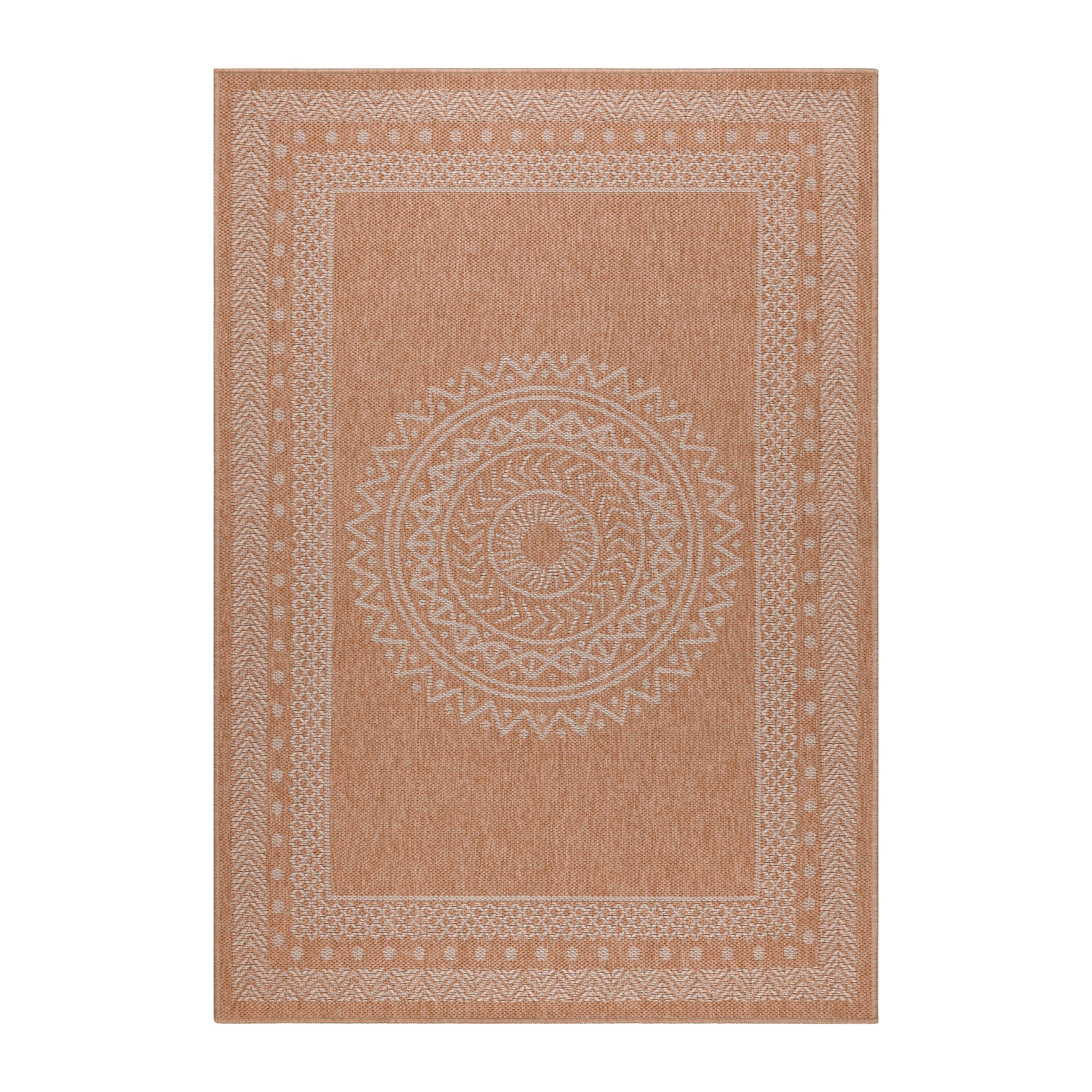 Outdoorteppich Dhaka Beige ca. 140x200cm - Beige, Basics, Textil (140/200cm) - Novel