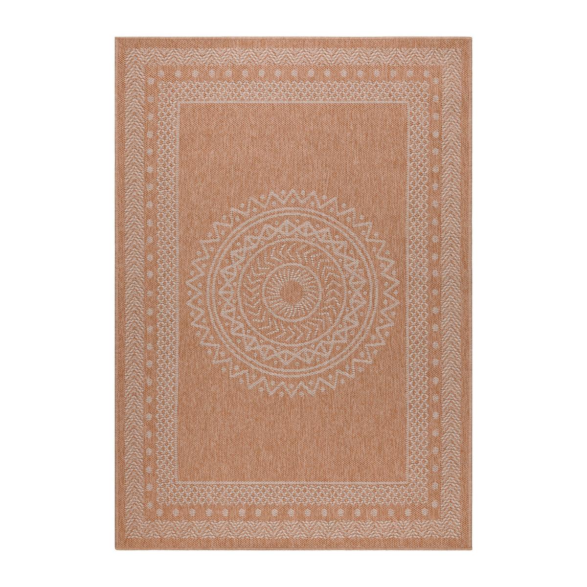 Outdoorteppich Dhaka Beige ca. 80x250cm - Beige, Basics, Textil (80/250cm) - Novel