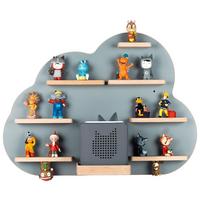 Otroška Polica Boarti, Siva - siva, Moderno, leseni material (55/40/19cm) - MID.YOU