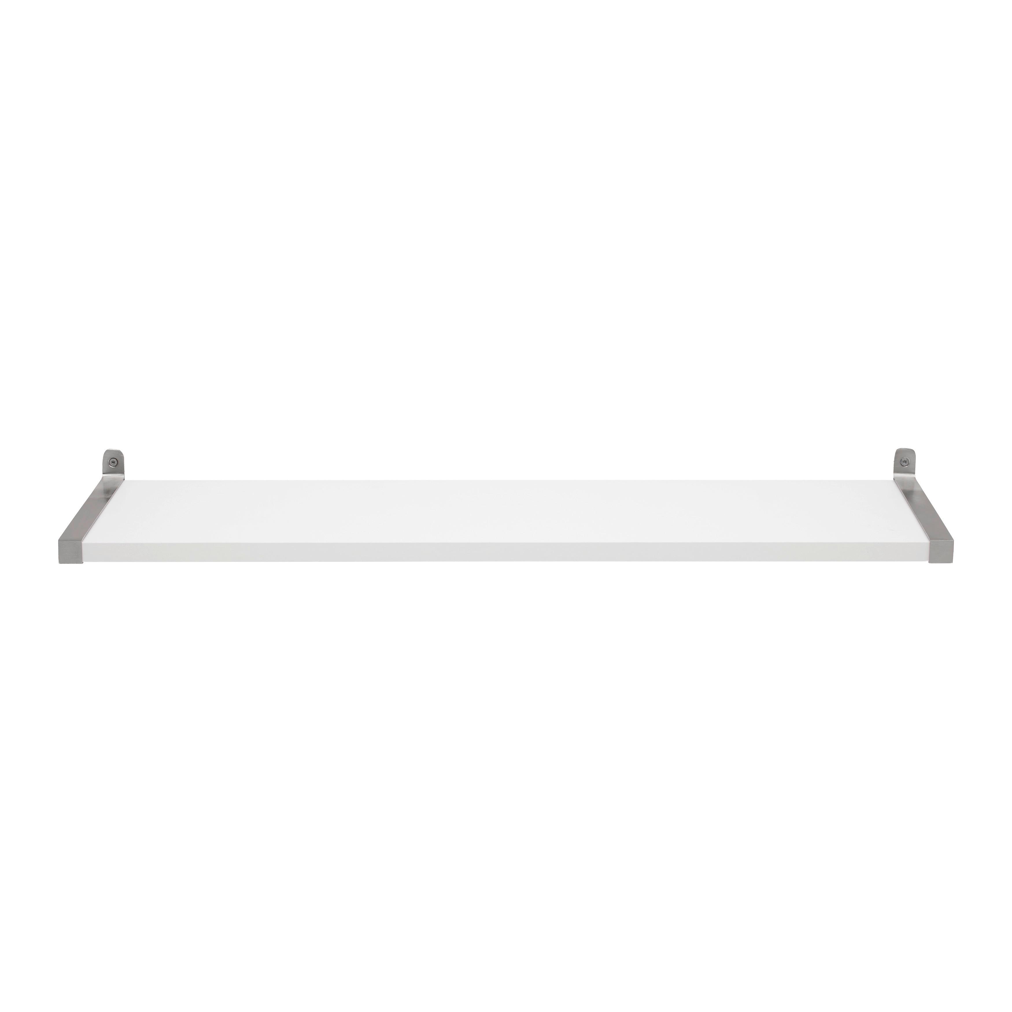 VÄGGHÅLLARE LENTINI II -SB- - aluminiumfärg, Modern, metall (2,2/8/25,5cm) - Mömax