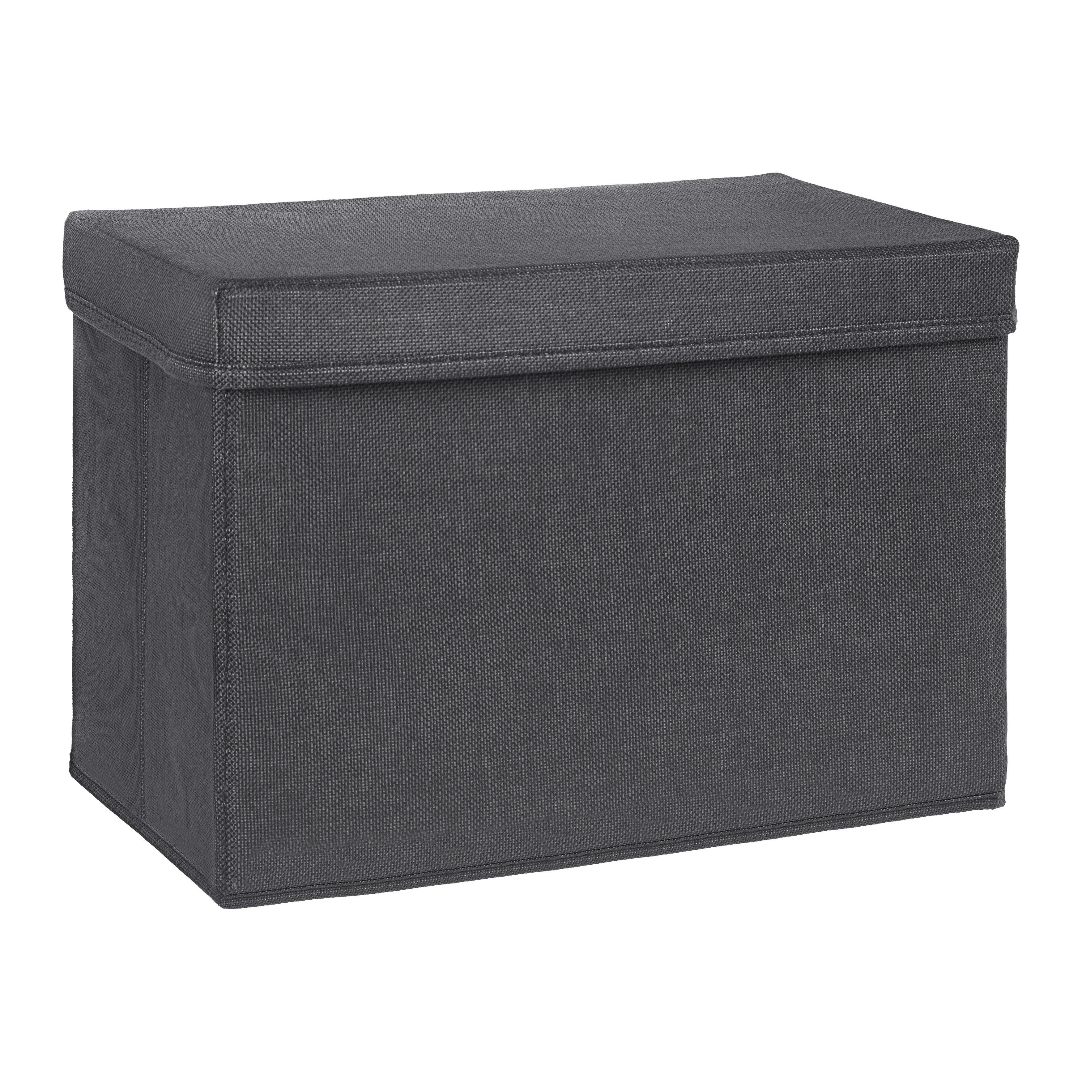 Zložljiva Škatla Cindy, Antracit, Ca. 23 L - antracit, Moderno, karton/tekstil (38/26/24cm) - Mömax