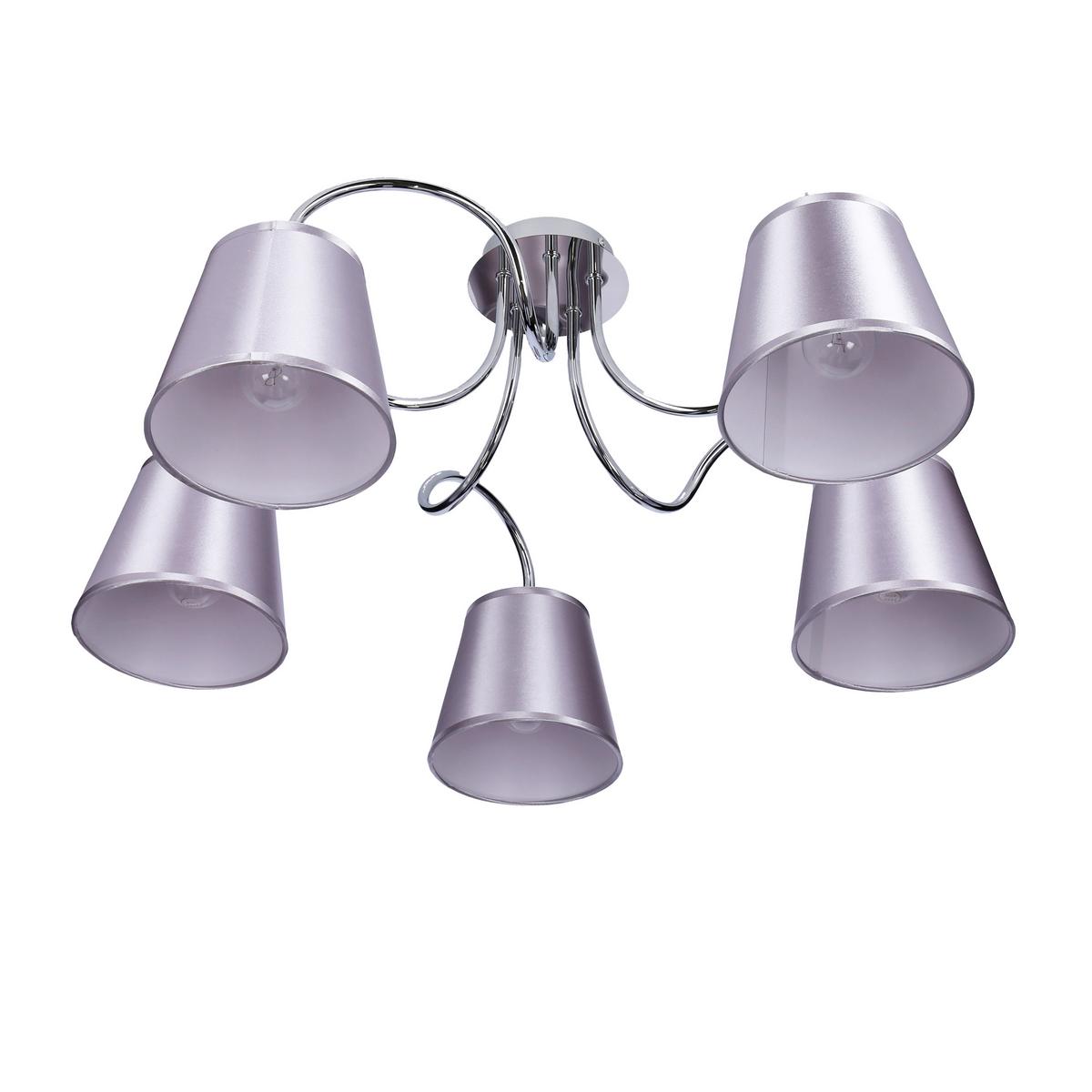 Stropna Svjetiljka Luk - boje kroma, Konvencionalno, metal/plastika (70/70/36cm)