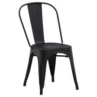 STUHL-SET TEMPE - Schwarz, Design, Metall (45/85/53cm) - Livetastic