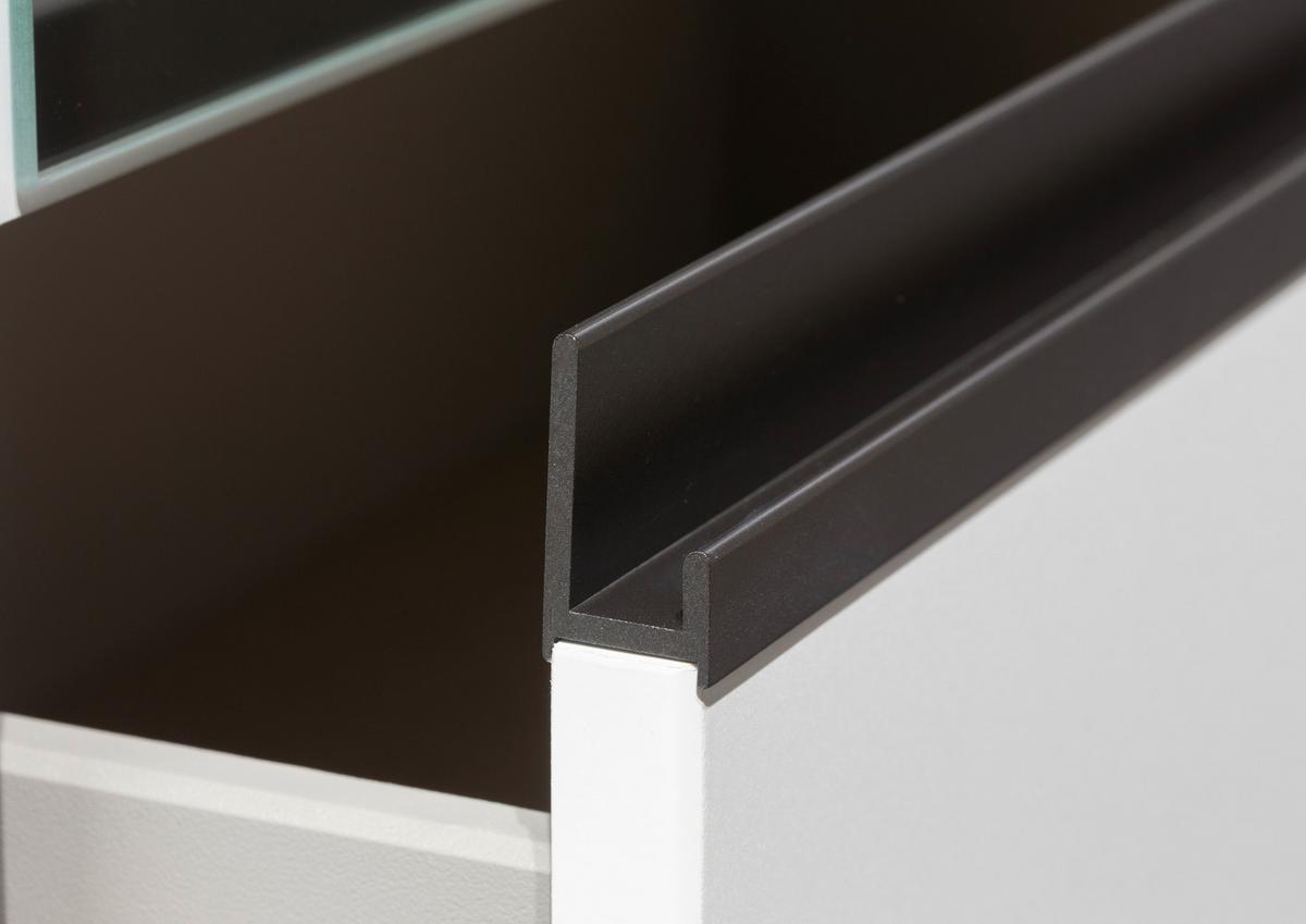 Drehtürenschrank COSTA ca.91x197x54cm Schwarz - Grau, MODERN, Holzwerkstoff (91/197/54cm) - Rauch Möbel