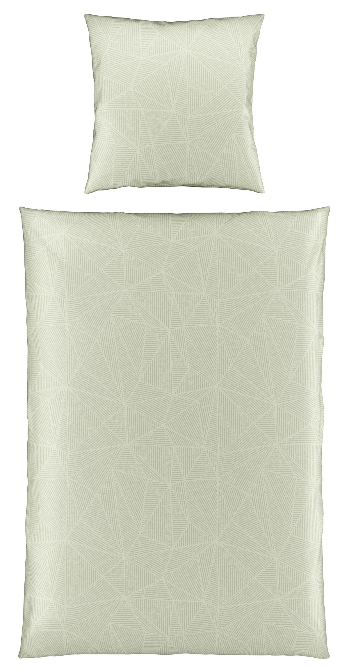 Bettwäsche Alex Design in Hellgrün ca. 135x200cm - Hellgrün, MODERN, Textil (135/200cm) - Premium Living