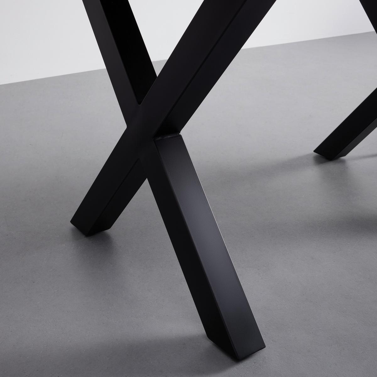 Stol Za Blagovaonicu Leilo - boje bagrema/crna, Moderno, drvo/metal (160/85/76cm) - Bessagi Home