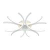 LED-TAKLAMPA WILMA - vit, Modern, metall/plast (60/60/8,5cm) - Mömax