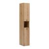 HÖGSKÅP BASIX -EXKLUSIV- - svart/ekfärgad, Basics, trämaterial/plast (30/185/39,6cm) - Mömax