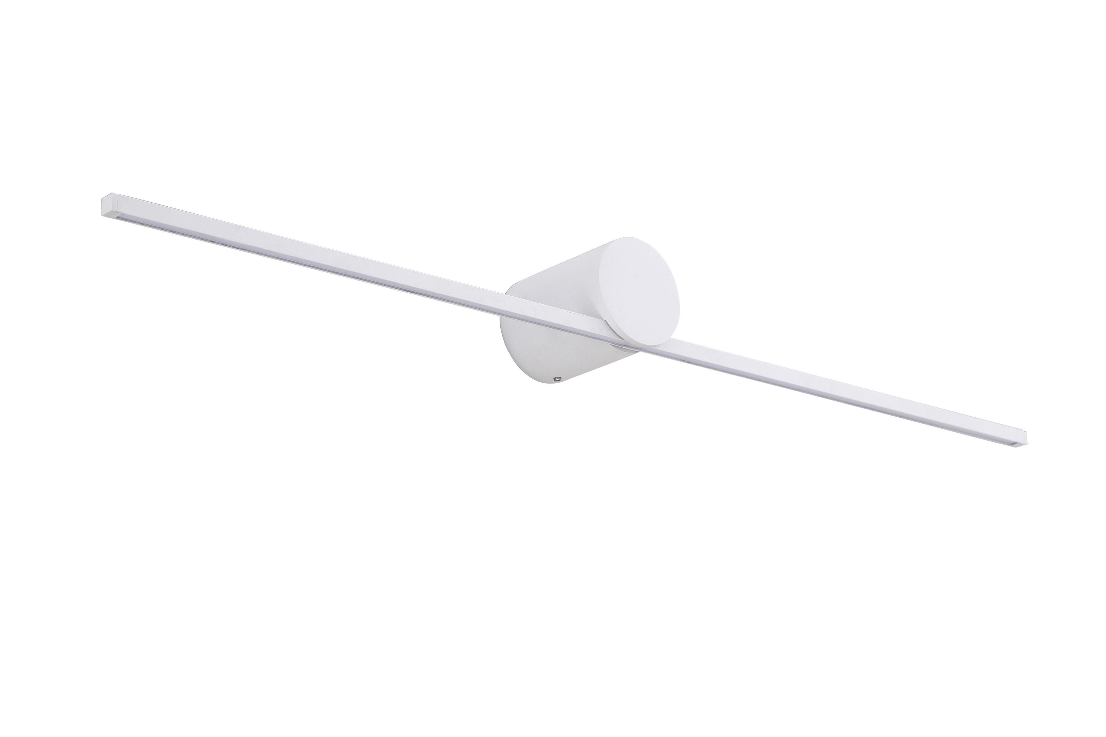 Spiegelleuchte Lp-777/1w M Wh - Weiss, Basics, Metall (40/6.5/7cm)