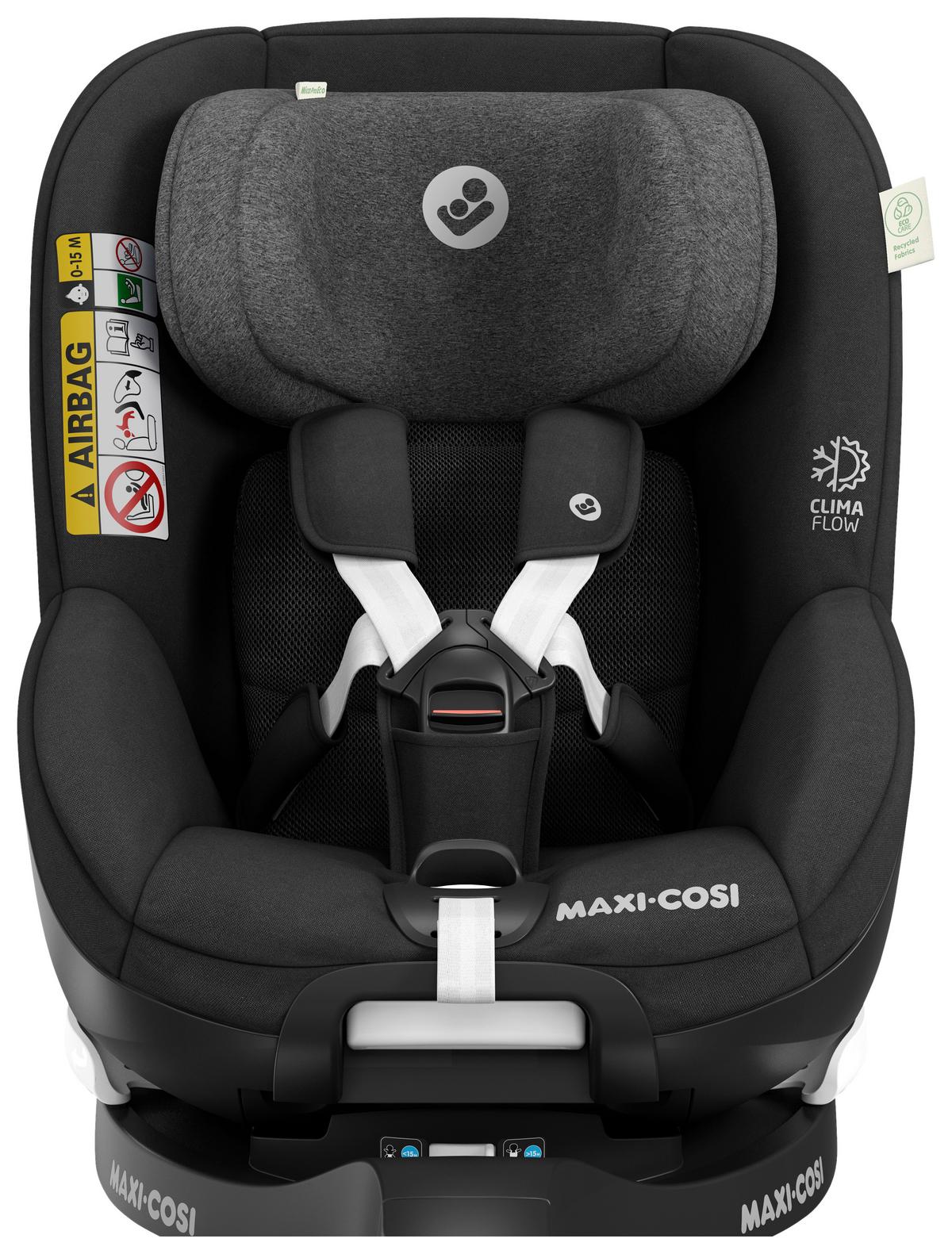 DZIECIĘCY FOTELIK SAMOCHODOWY 8515671110 MICA PRO ECO - czarny, Basics, tworzywo sztuczne/metal (44,2/64,8/68,3cm) - Maxi-Cosi