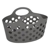 Coș Barbara - gri, Konventionell, plastic (30/17,5/19,5cm) - Mömax