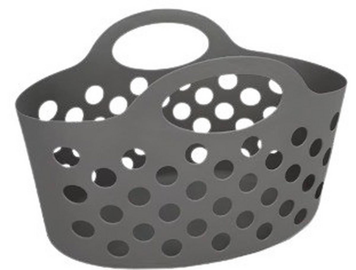 Coș Barbara - gri, Konventionell, plastic (30/17,5/19,5cm) - Mömax
