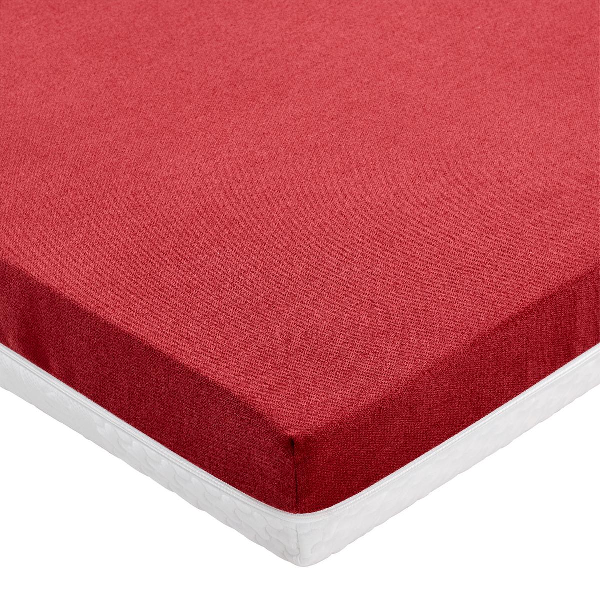 Madrac S Džep. Opruž. Jezgrom Enjoy - Mia - bijela/crvena, tekstil (90/200cm) - Primatex
