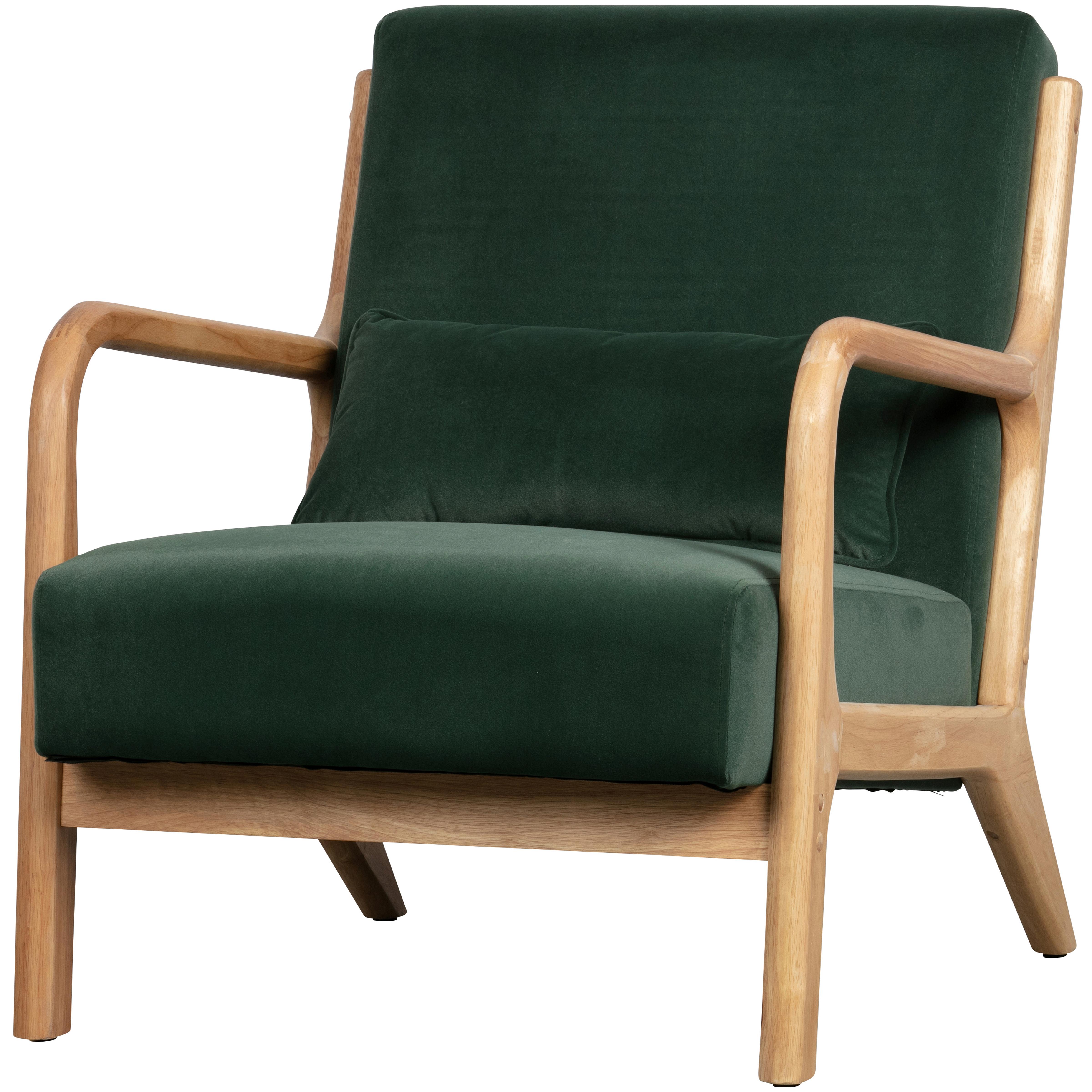 SESSEL Mark Grün B: 67cm - Grün, Design, Holz/Textil (67/75/82cm) - Livetastic