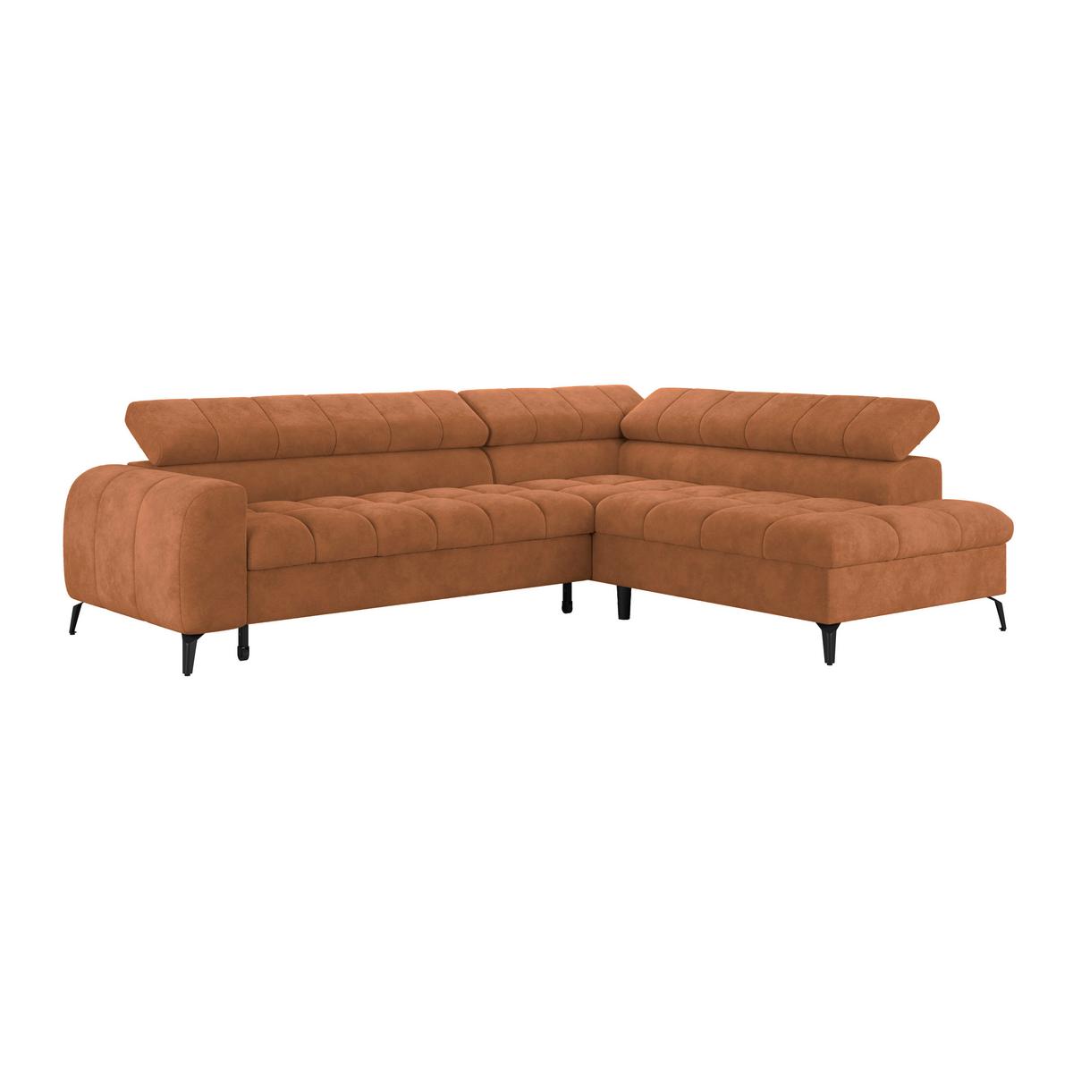 Coltar VOLF - negru/ruginiu, Trend, plastic/textil (261/203cm) - Modern Living