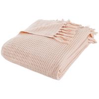 Decke Susa in Rosa ca. 140x180cm - Rosa, MODERN, Textil (140/180cm) - Modern Living