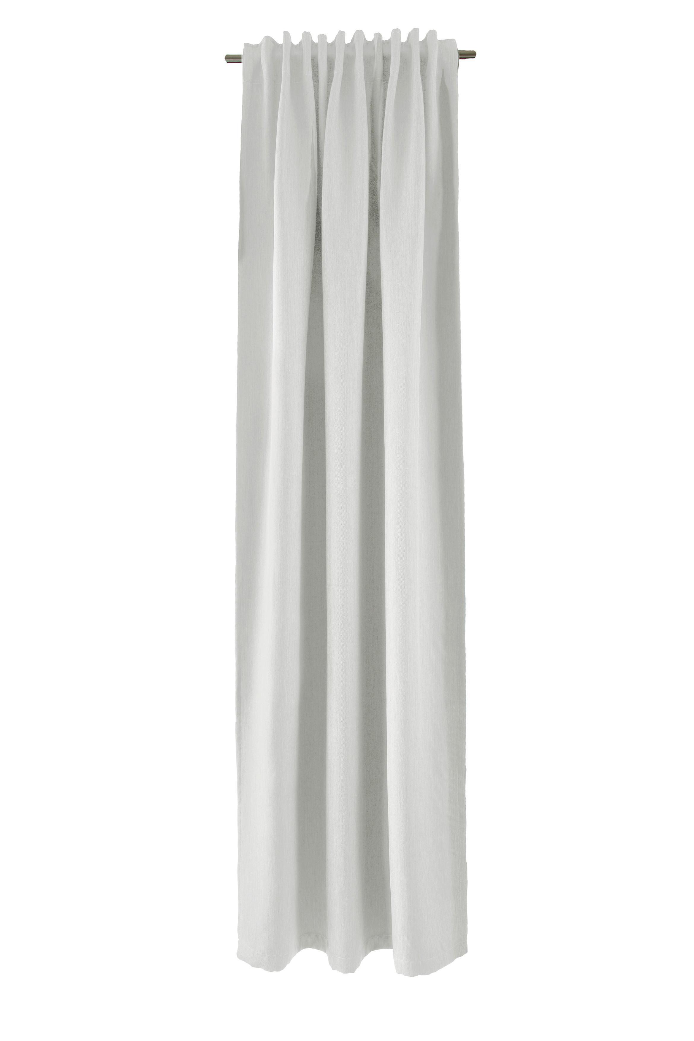 ZASŁONA TERMICZNA MILTON - biały, Basics, tkanina (140/245cm)