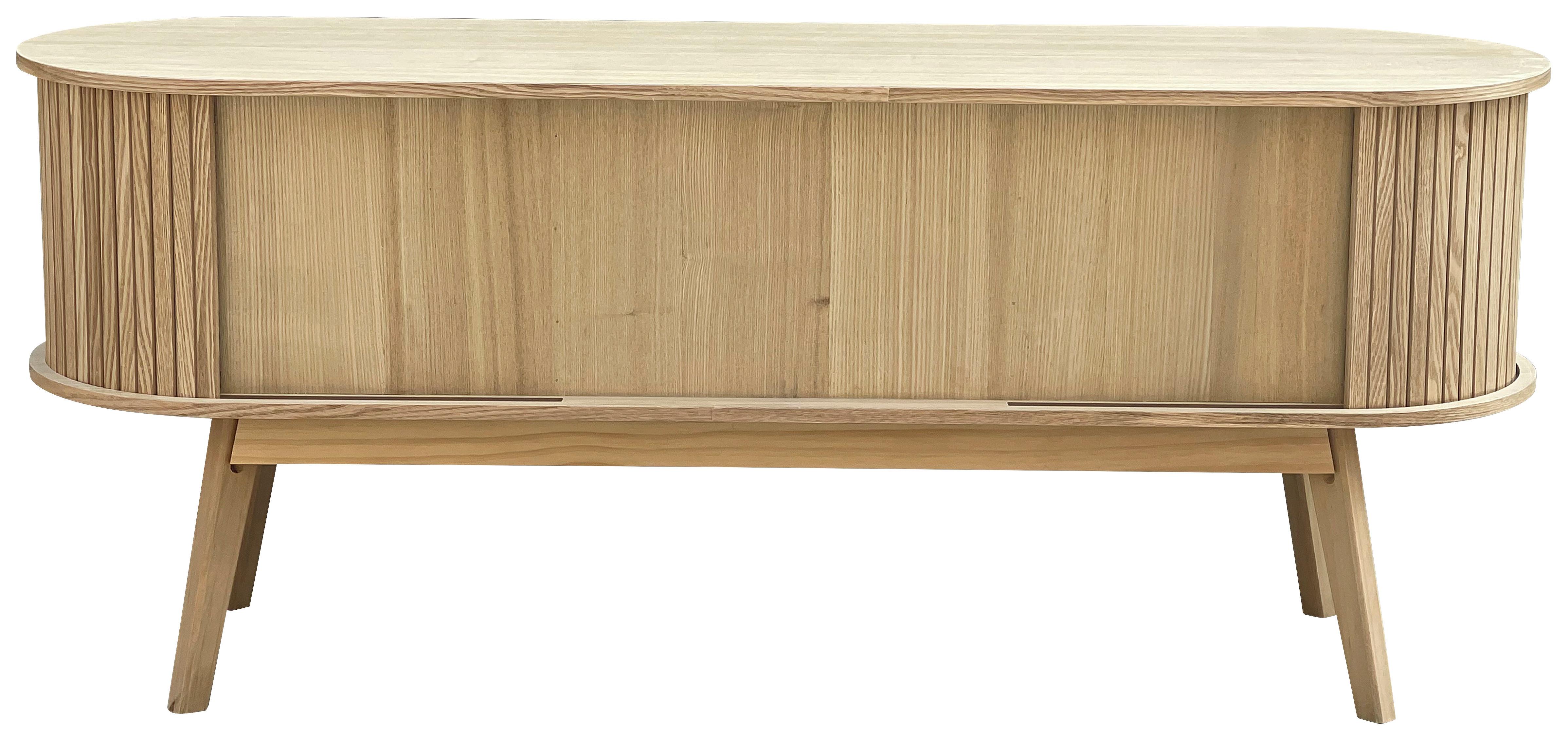 TV-BÄNK SKANDY - naturfärgad, Modern, trämaterial/trä (120/50/35cm) - Premium Living