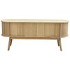 TV-BÄNK SKANDY - naturfärgad, Modern, trämaterial/trä (120/50/35cm) - Premium Living
