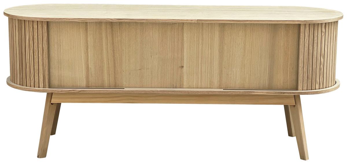 Lowboard Skandy Naturfarben - Naturfarben, MODERN, Holz/Holzwerkstoff (120/50/35cm) - Premium Living