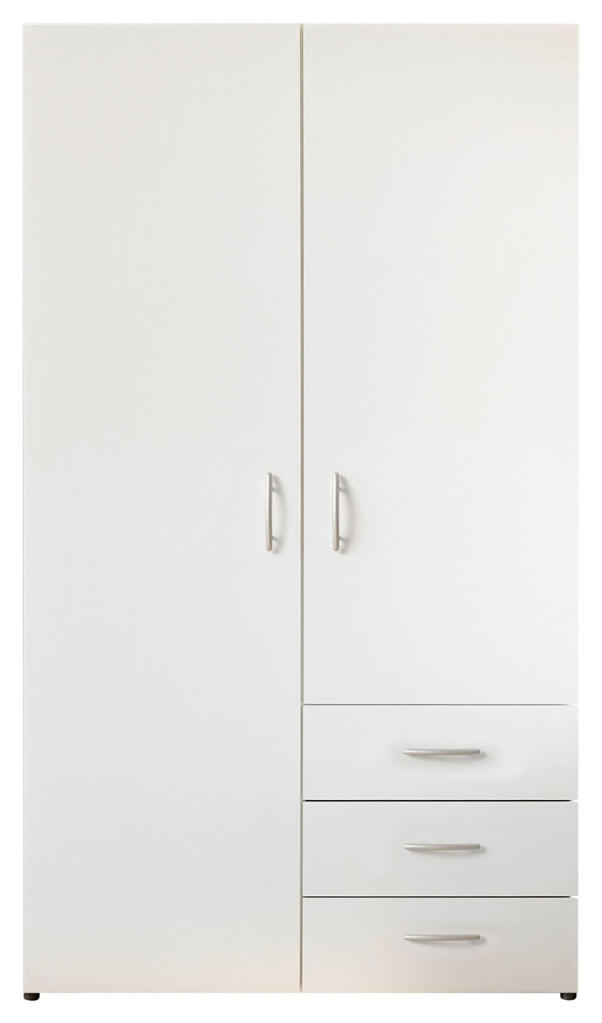 Omara S Klasičnimi Vrati Harry, Bela - srebrne barve/bela, Moderno, umetna masa/leseni material (101/176/51,3cm) - P & B