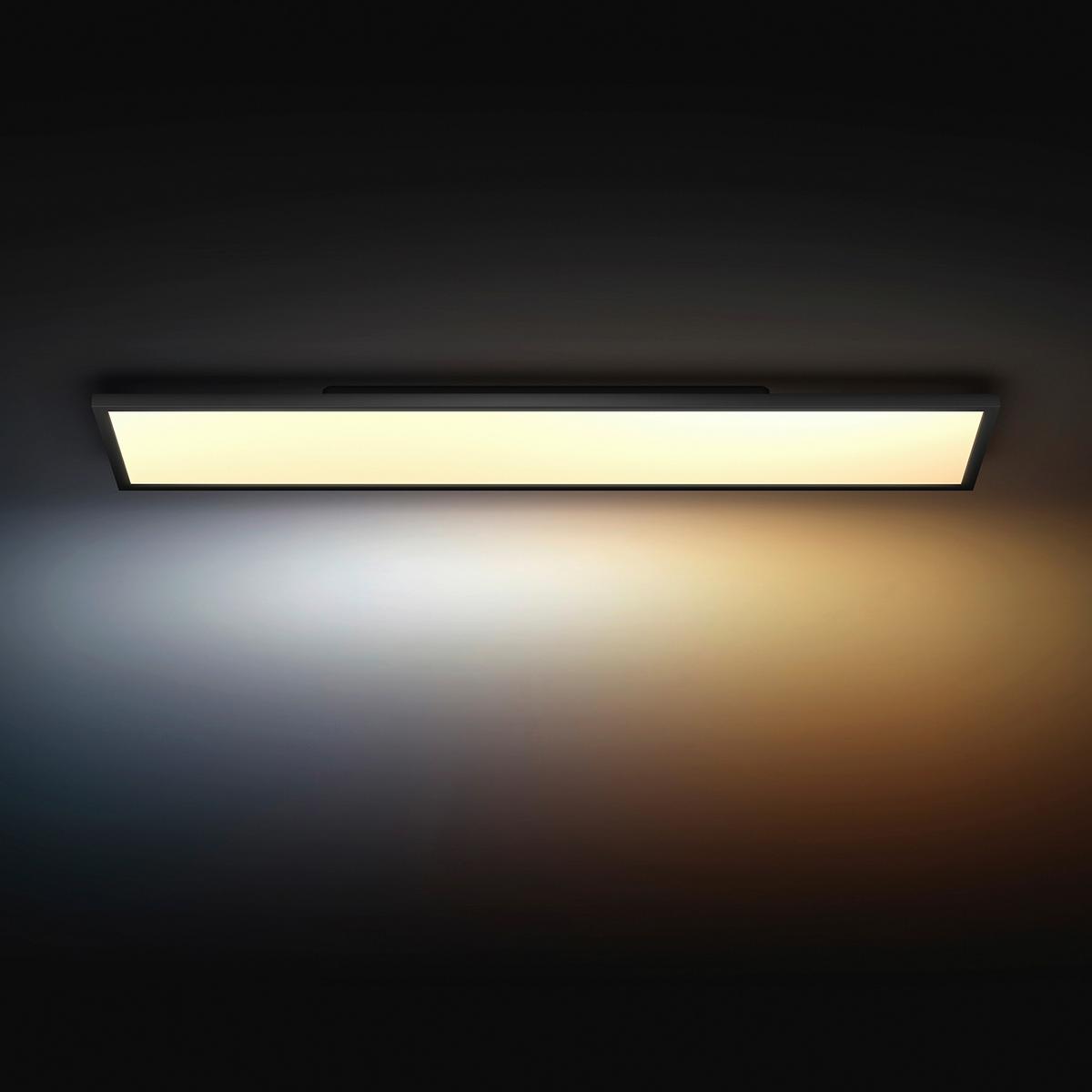 LAMPA SUFITOWA LED 32903400 AURELLE HUE PANEL SW - czarny, Basics, metal (120/30/4,6cm) - Philips HUE