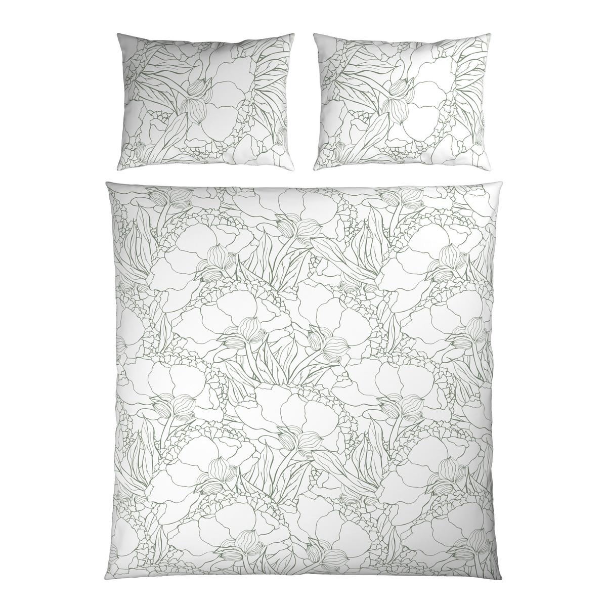 Posteljina Emma Xxl 200x200/2x60x80cm - maslinasto zelena, tekstil (200/200cm) - Mömax