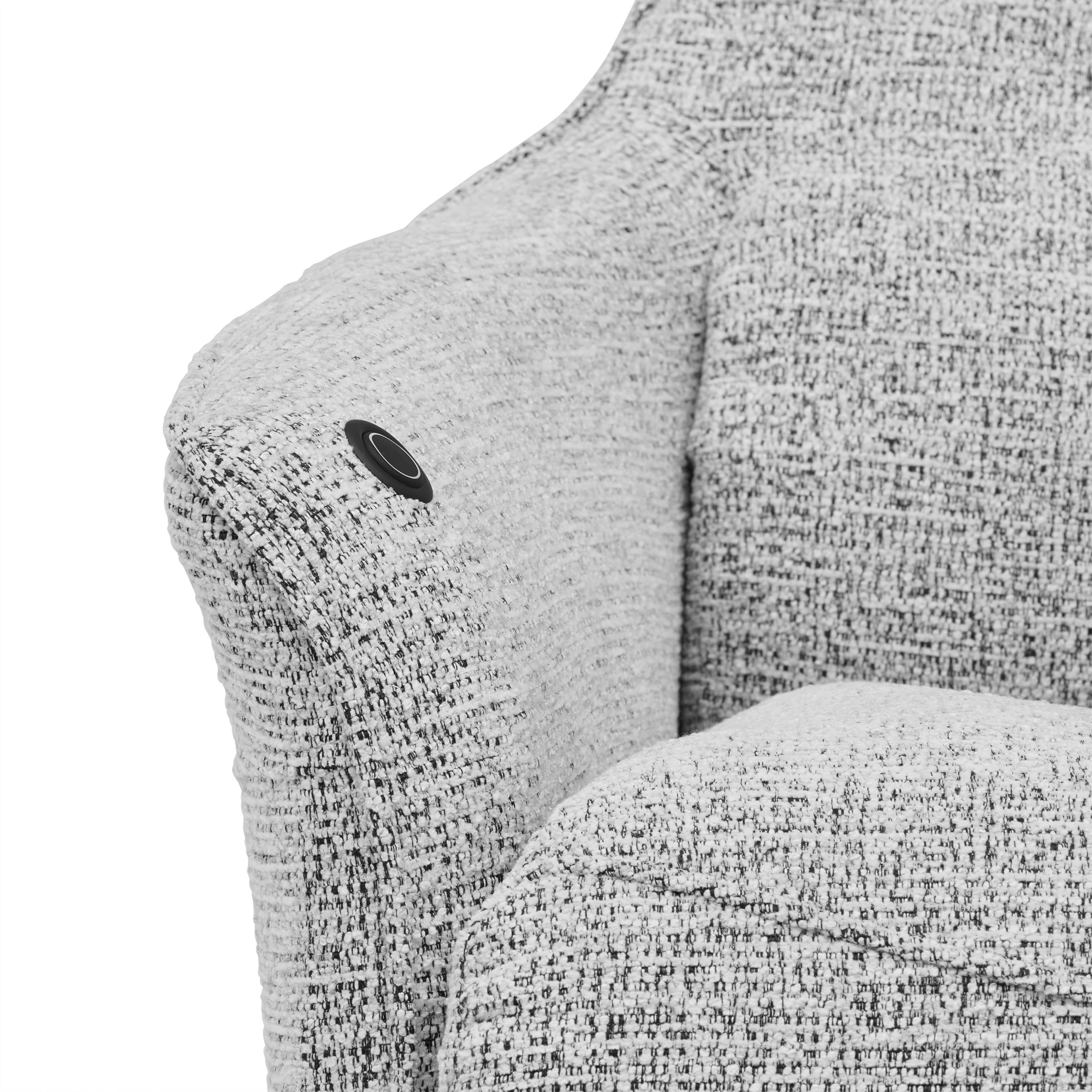 RELAXFÅTÖLJ MAXIMUS - grå/svart, Modern, metall/trä (75/110/86cm) - Premium Living