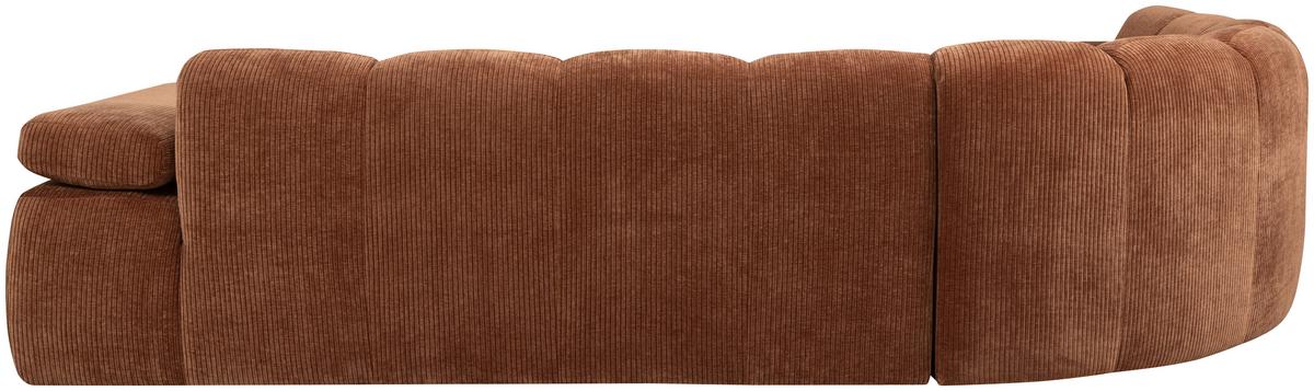 Ecksofa Mojo Rostfarben S: 230x310 cm - Rostfarben, Design, Textil (230/310cm) - Livetastic