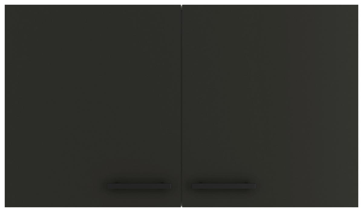SZAFKA KUCHENNA GÓRNA OPTIKULT - antracytowy/czarny, Basics, materiał drewnopochodny/metal (100/57,6/34,6cm) - Optifit