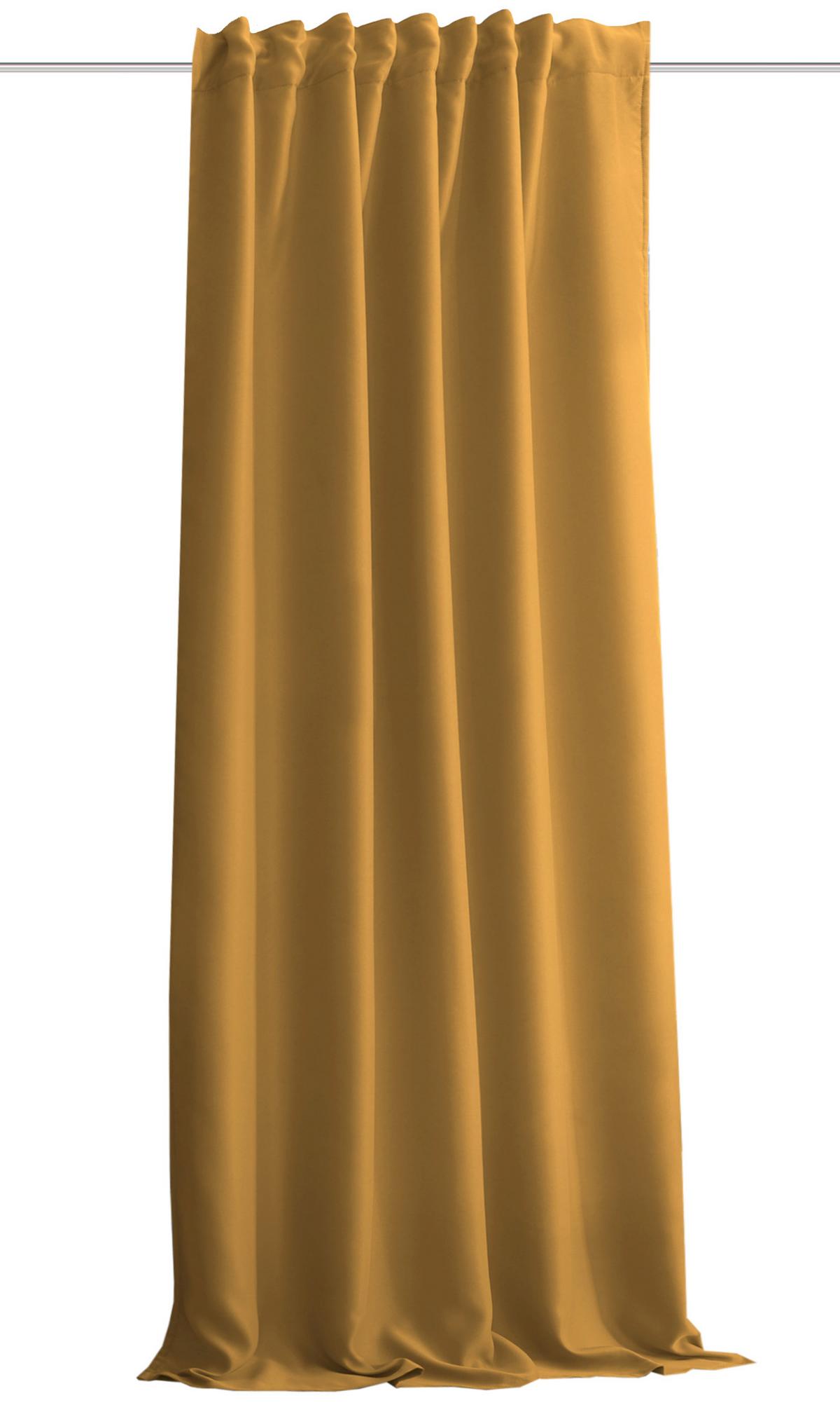 Lärmschutzvorhang Acustico Currygelb ca. 135x245cm - Currygelb, KONVENTIONELL, Textil (135/245cm)