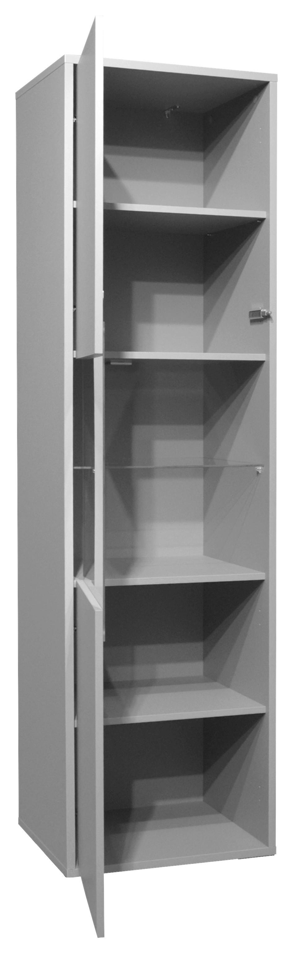 Vitrine in Grün - Salbeigrün/Grün, MODERN (51/182/45cm) - Premium Living