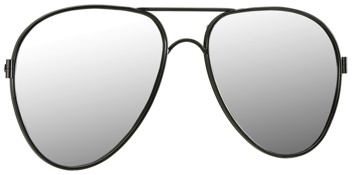 miroir in Schwarz - Glas/Holzwerkstoff (118/46/3cm) - Mömax