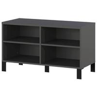 SIEDZISKO DO PRZEDPOKOJU CEDUNA -EXKLUSIV- - czarny, Modern, materiał drewnopochodny/metal (89/51/40cm) - Premium Living