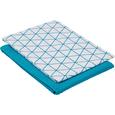 GESCHIRRTUCH Kathi in Türkis aus Baumwolle - Türkis, Textil (50/70cm) - MÖMAX modern living