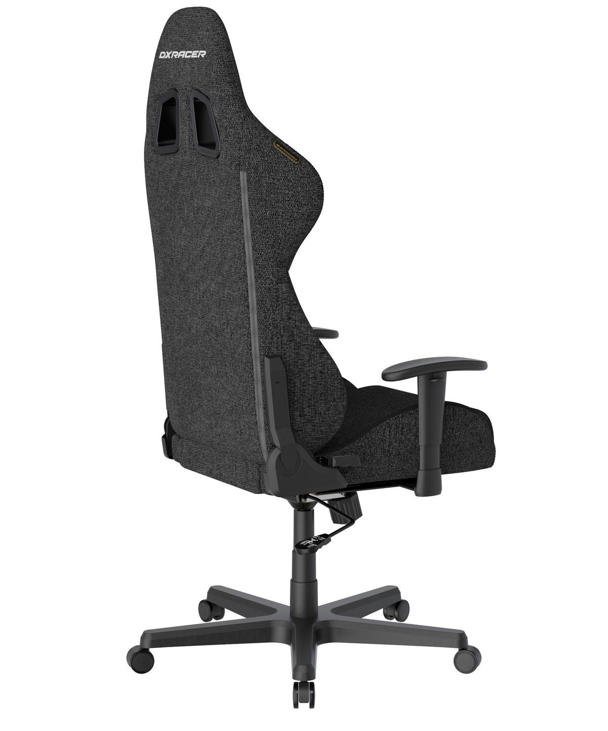 Gamingstuhl Formula Schwarz - Schwarz, KONVENTIONELL, Kunststoff/Textil (70/129/70cm) - Dxracer