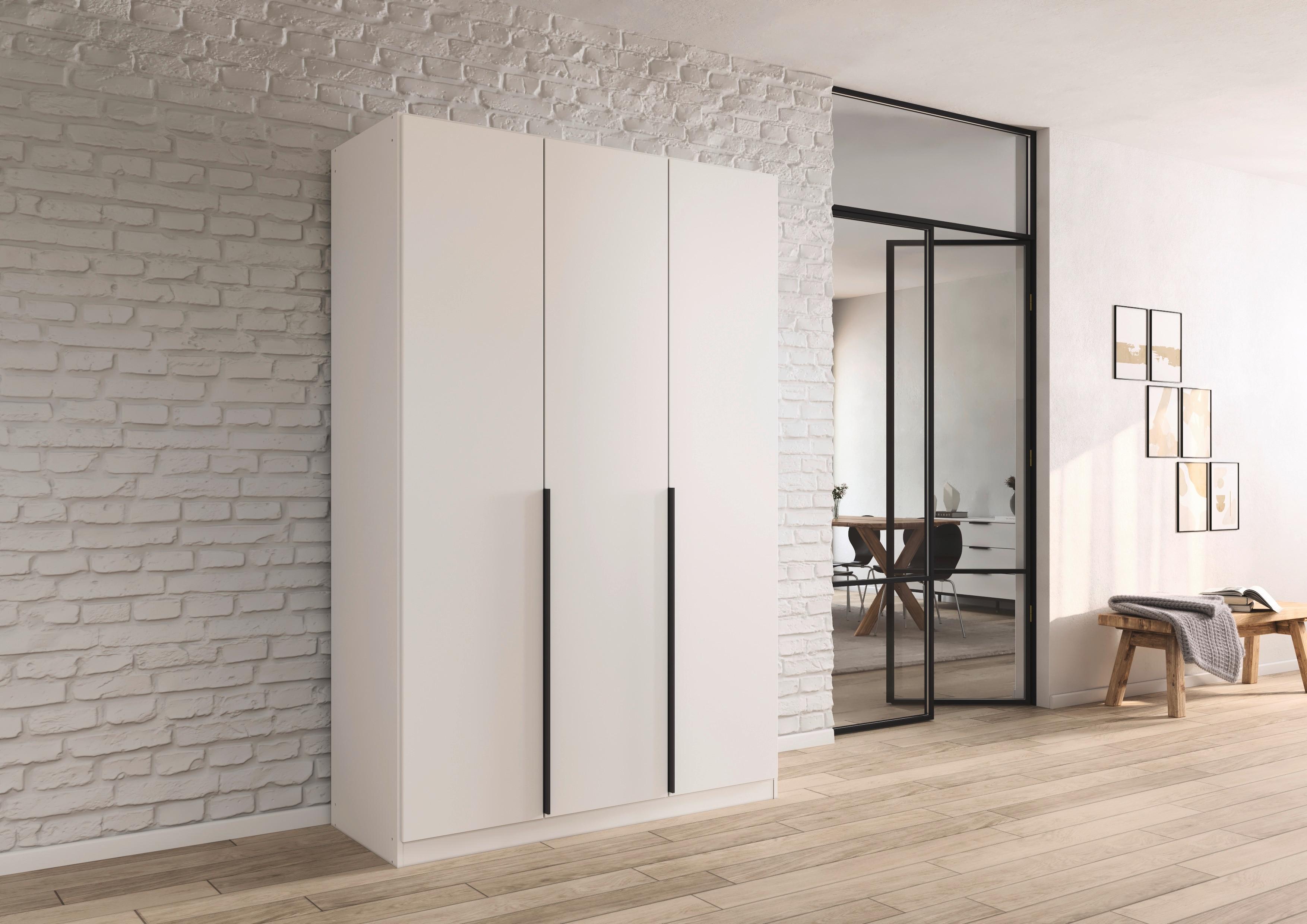 Ormar S Klasičnim Vratima Alabama - bijela/siva, Moderno, drvni materijal (136/229/54cm) - Modern Living