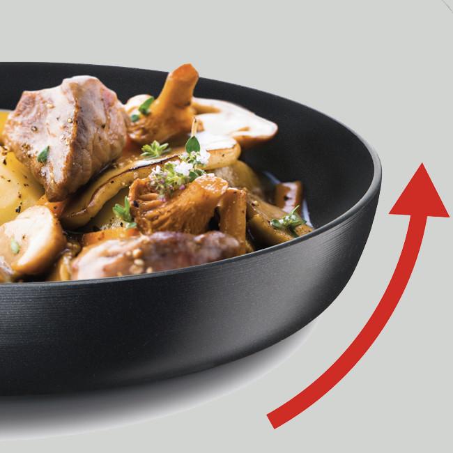 PATELNIA DO SMAŻENIA G28906 TEFAL - czarny, Basics, metal (28cm) - Tefal