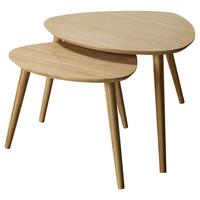 SATZTISCH NOBLE 2161302 - Naturfarben, MODERN, Holz (68/45/57cm) - MID.YOU