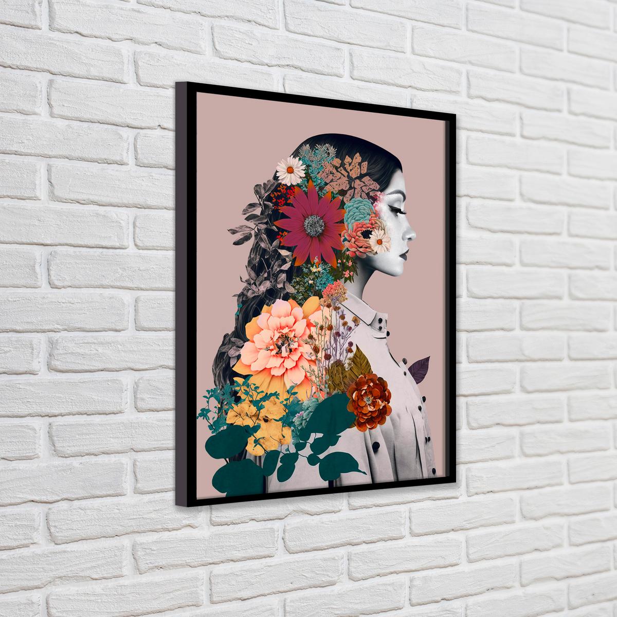 Bild Vous I ca. 30x40cm - Multicolor/Schwarz, Papier/Holzwerkstoff (30/40cm) - Modern Living