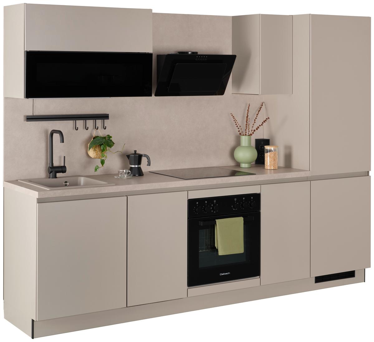 Kuhinsjki Blok Win - krem barve, Moderno, leseni material (270cm) - Express-Kuechen