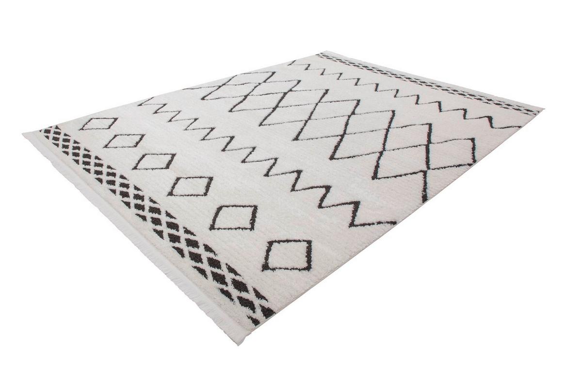 TEPPICH AGADIR 310 SCHWARZ - Schwarz, Konventionell, Textil (160/230cm) - Kayoom