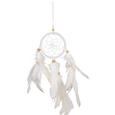 Traumfänger Eloise Weiß - Weiß, Kunststoff/Fell (6/24cm) - Mömax modern living Traumfänger Eloise Weiß - Weiß, Kunststoff/Fell (6/24cm) - Mömax modern living