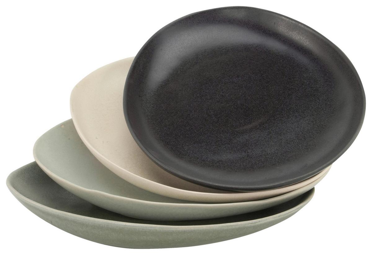 Set Krožnikov Pietra Bunt, 4-Delni - večbarvno, Basics, keramika (20/27cm)