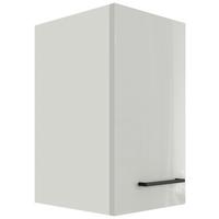 Kuhinjska Zgornja Omarica Levi, Svetlo Siva, Š. 30 Cm - črna/siva, Moderno, kovina/leseni material (30/54/32cm) - FlexWell