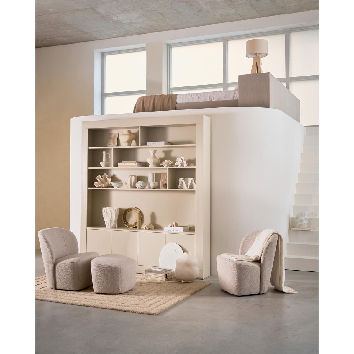 Regal Wallcover Grau - Grau, Design, Holz (210/229/31cm) - Livetastic