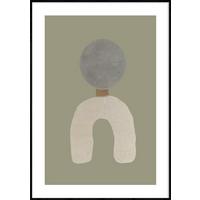 BILD FEEL-GOOD-003-70X118-FRX-FRZW - Beige/Schwarz, Basics, Holz/Kunststoff (70/118/10cm)